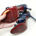 Francesco Sacco Heels Blue Crystal Rhinestone Sandal Stiletto Italy 36