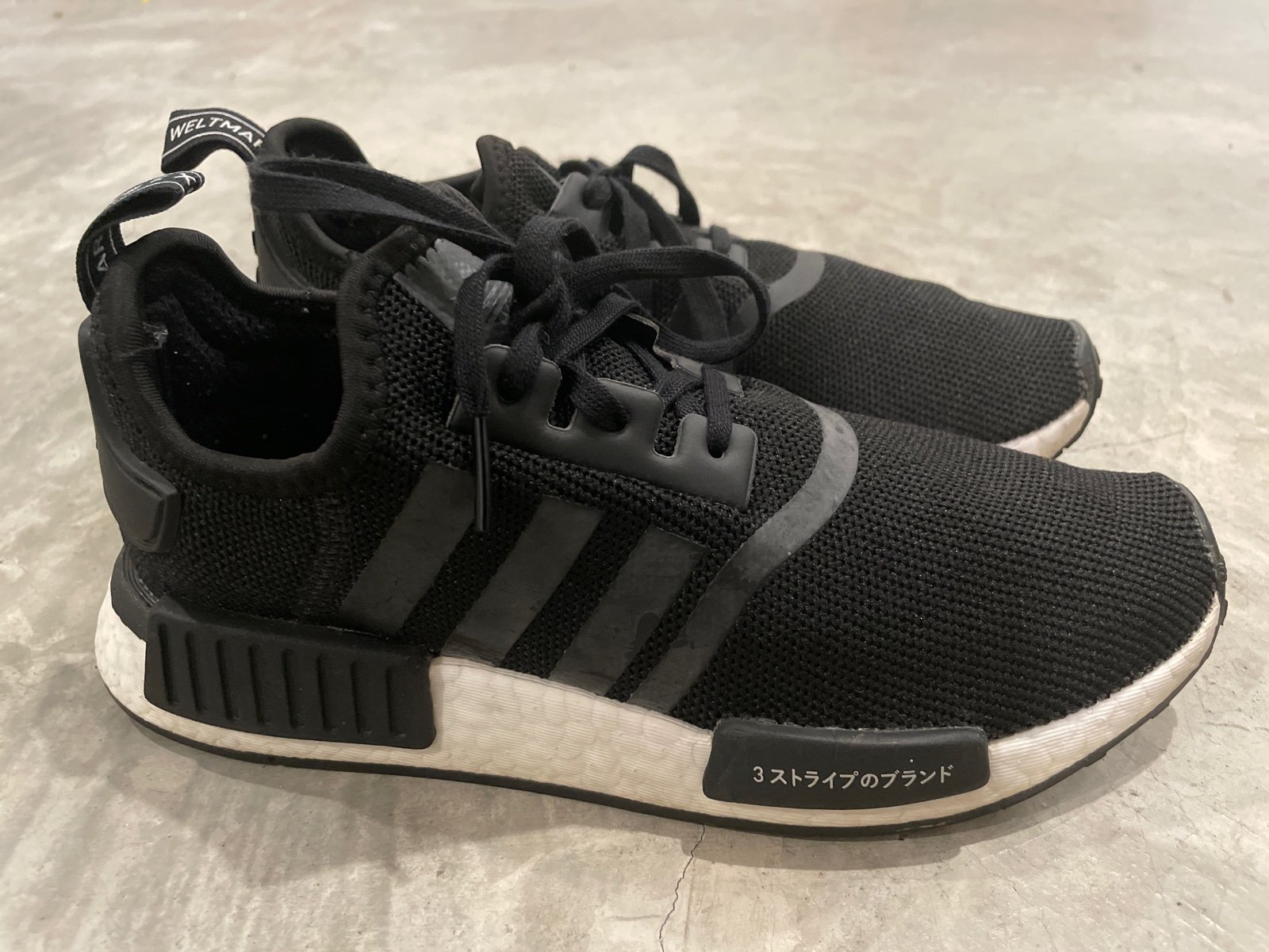 Size 6 - adidas NMD R1 Core Black - CG6245 Japan Boost Men 6