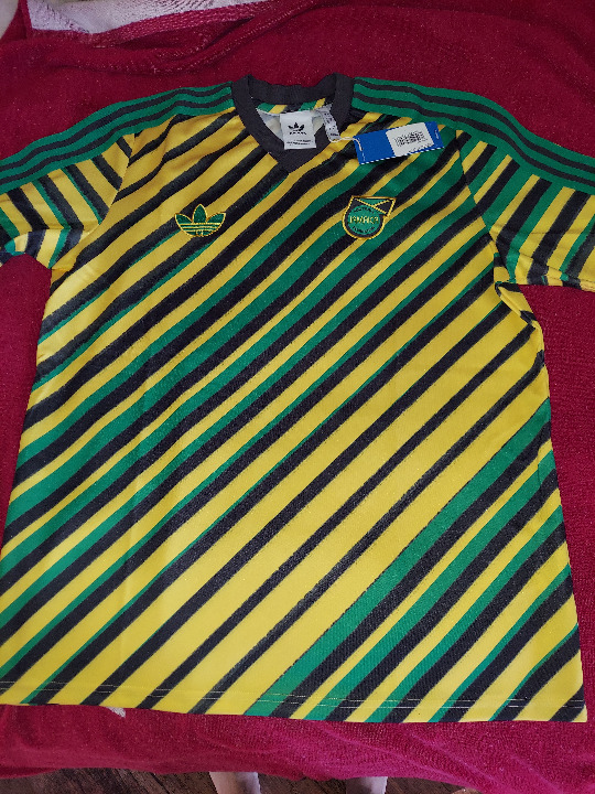 Jamaica Jersey 2024 Adidas Original Collection Shirt Mens Large Reggae Boyz