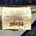 VTG 90s Machine Patchwork Jeans 36x34 Y2K Hip Hop Baggy Carpenter Faux Leather