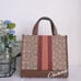 NWT coach Dempsey Tote 22 In Signature Jacquard With Stripe And Coach Patch