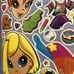 Vintage Lisa Frank Sticker Story Coloring Book Fab Friends 2003 NEW Huge Sticker