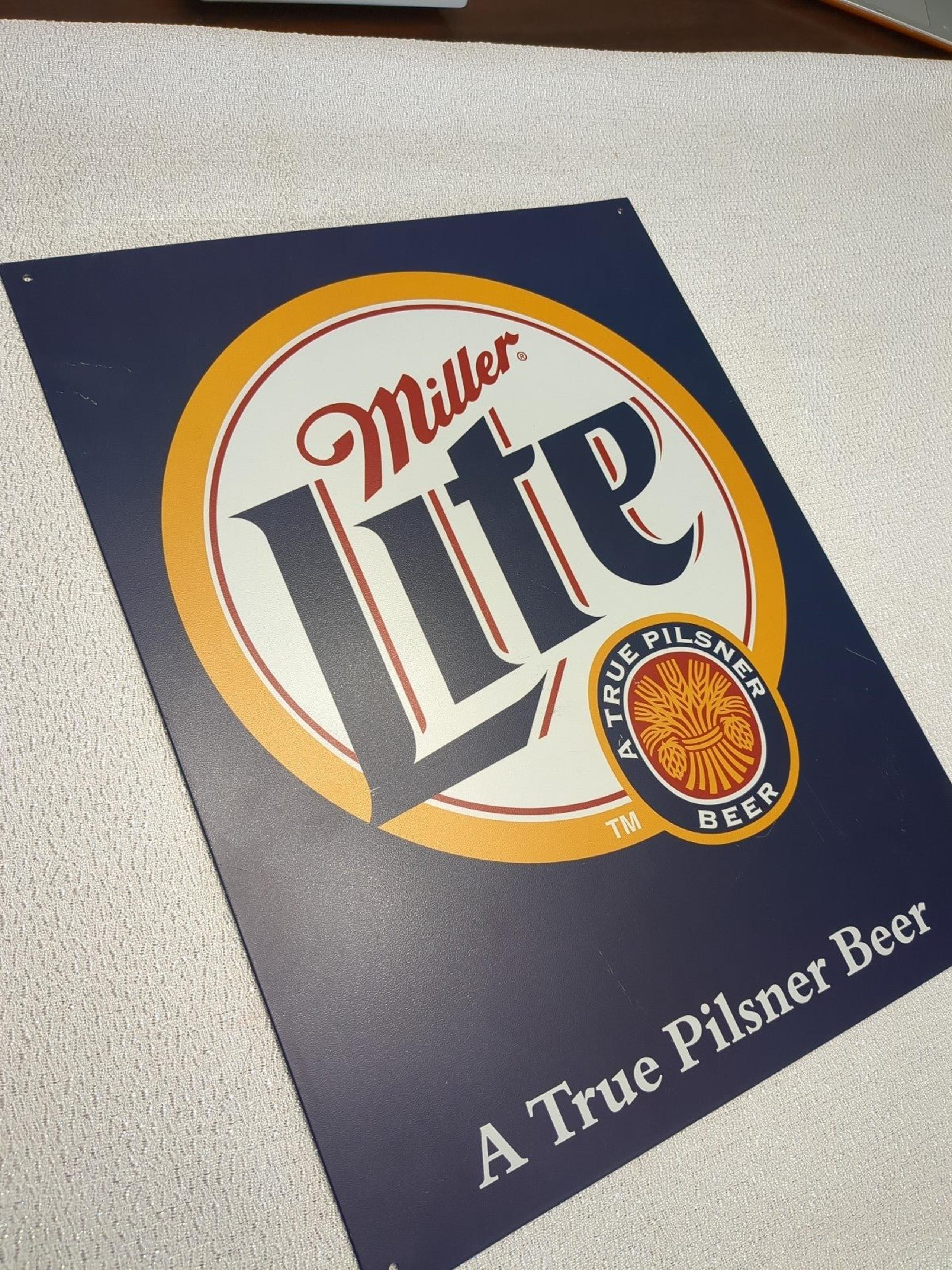 MILLER LITE Logo Placard