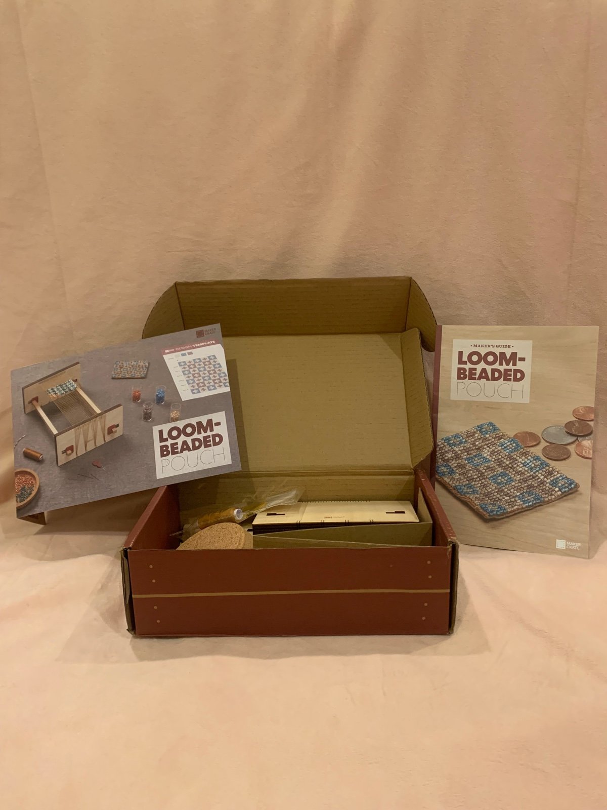 KiwiCo kit Loom-Beaded Pouch