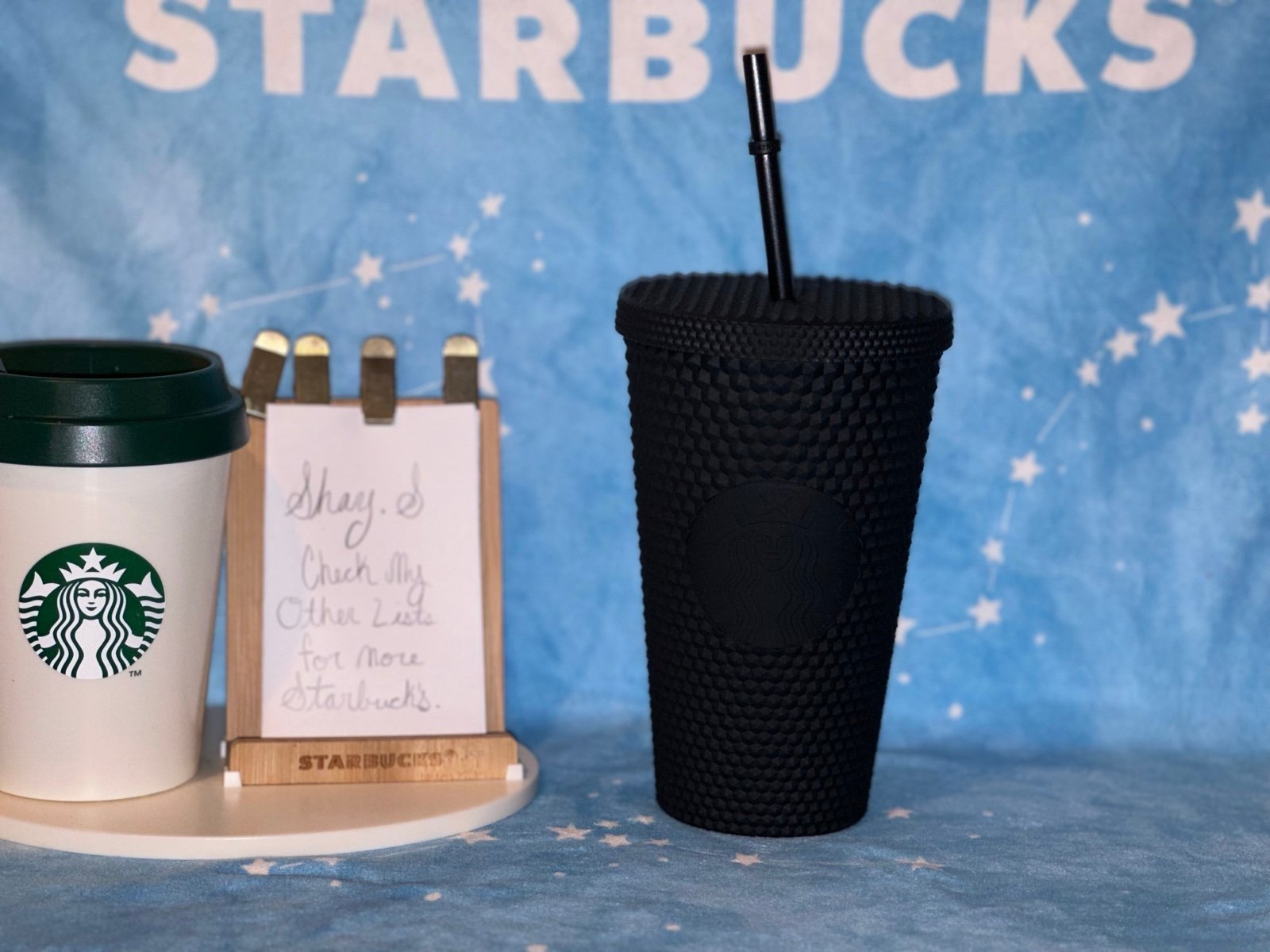 Starbucks slovakia black studded