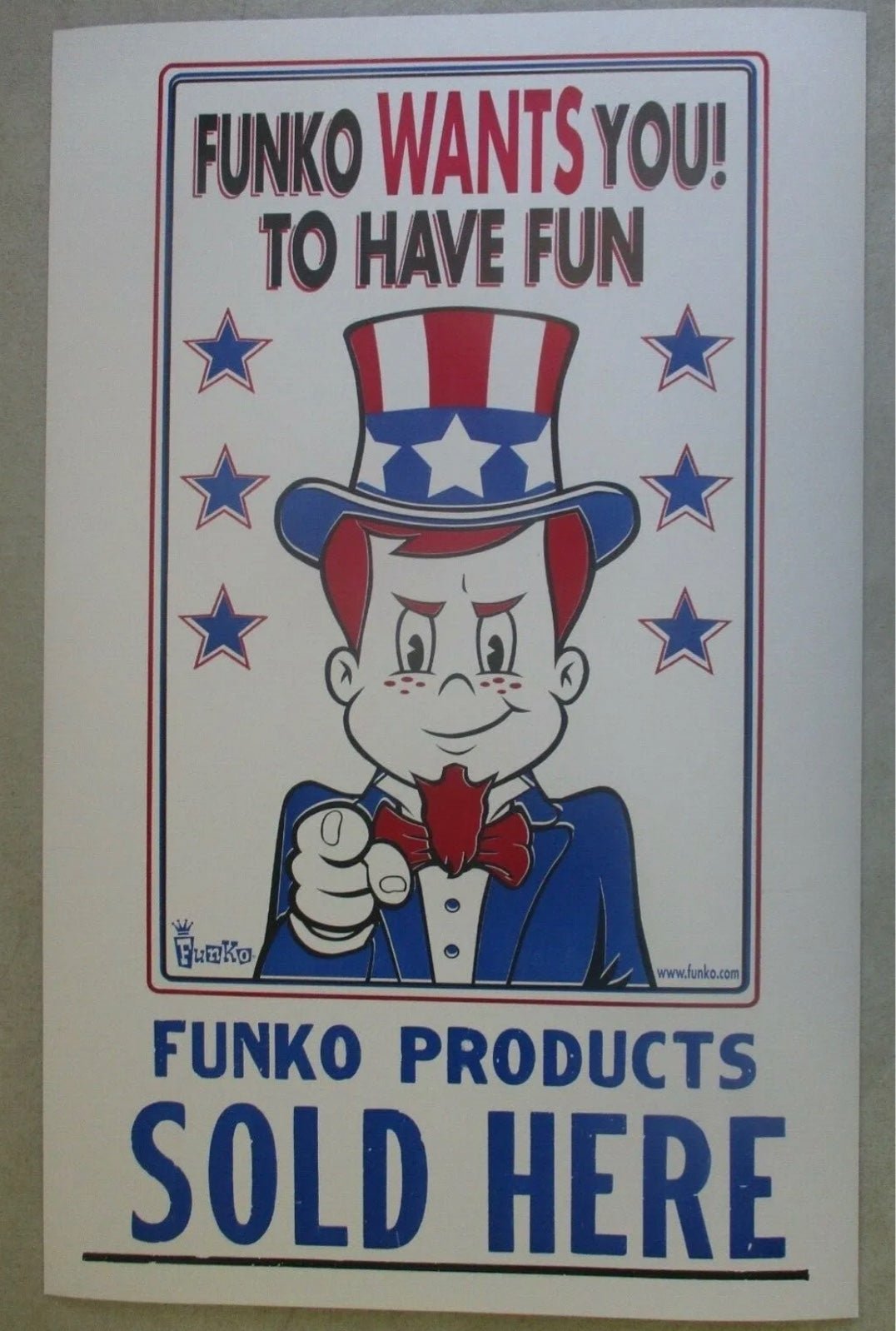 Funko Products Sold Here Poster
