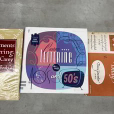 Lettering, Vintage, Typography, Art, USA 50's Graphic