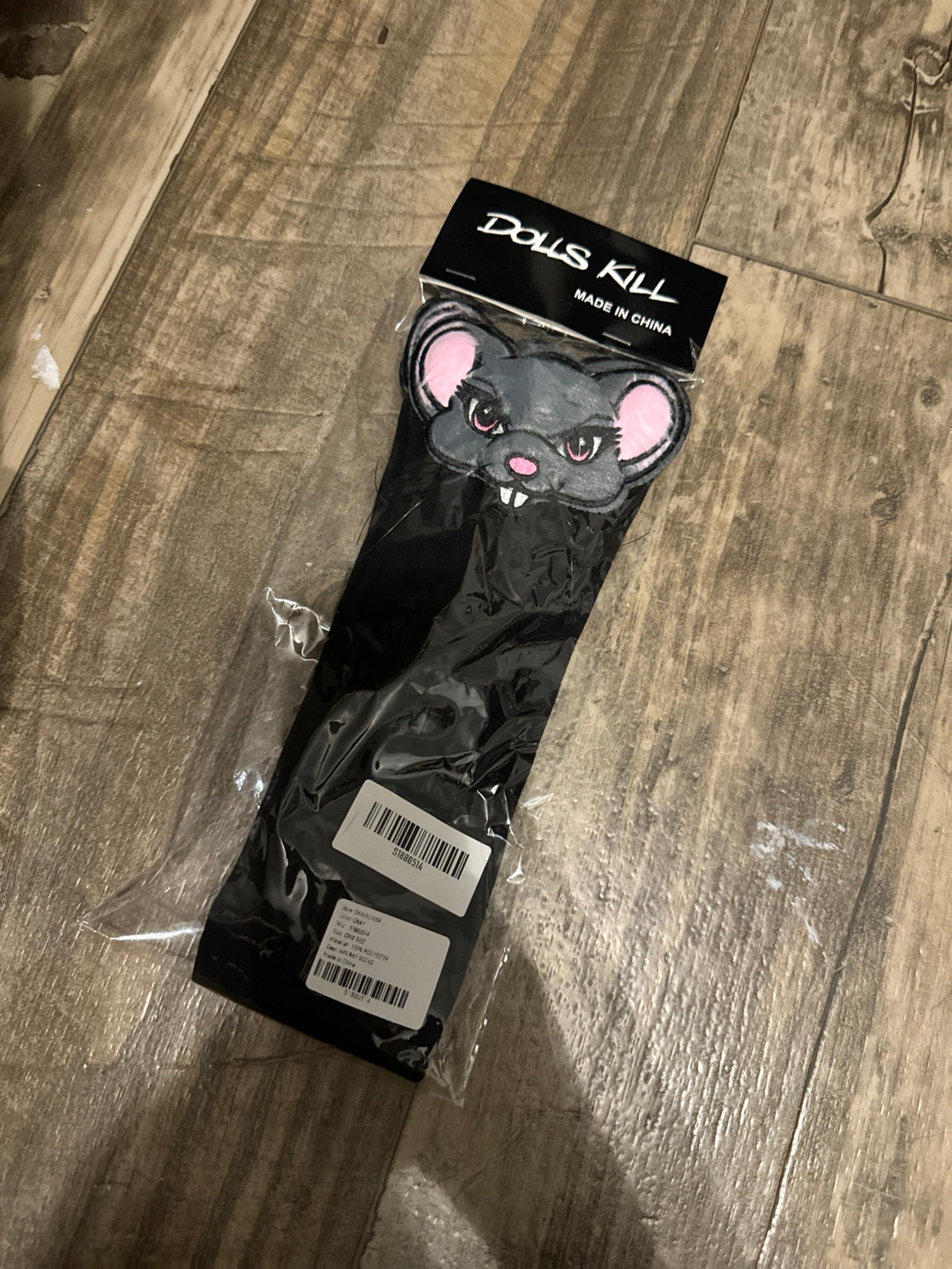 Dolls kill knee high rat socks