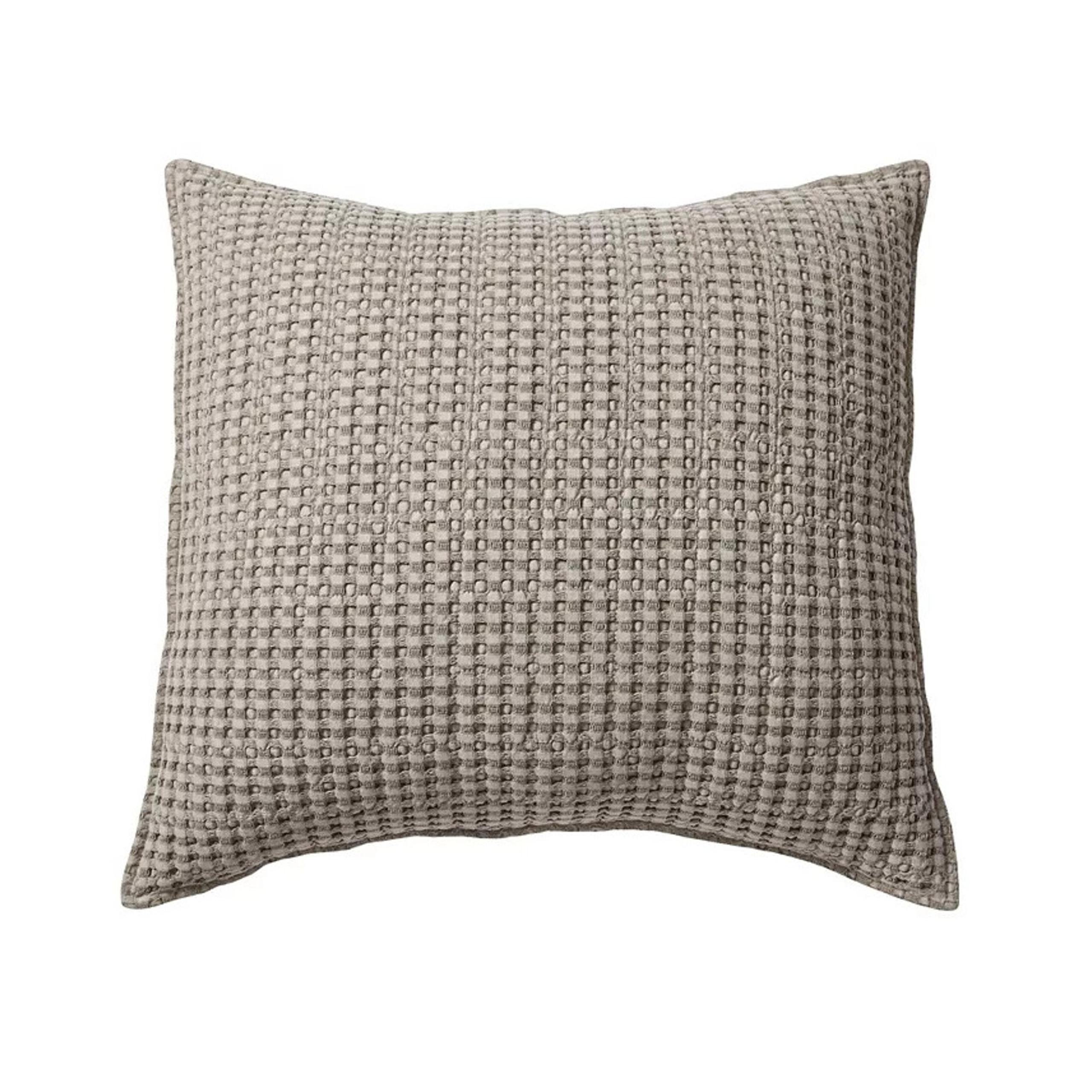 Levtex Home Mills Waffle Decorative Pillow 20'' x 20'' Taupe