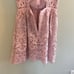 BHLDN Rosaline Dress Size Small Light Pink Lace Cutout Mini Lilac Occasion