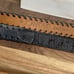 Joan & David Black Leather Lizard Belt Leather Braided Buckle Womans Size Medium