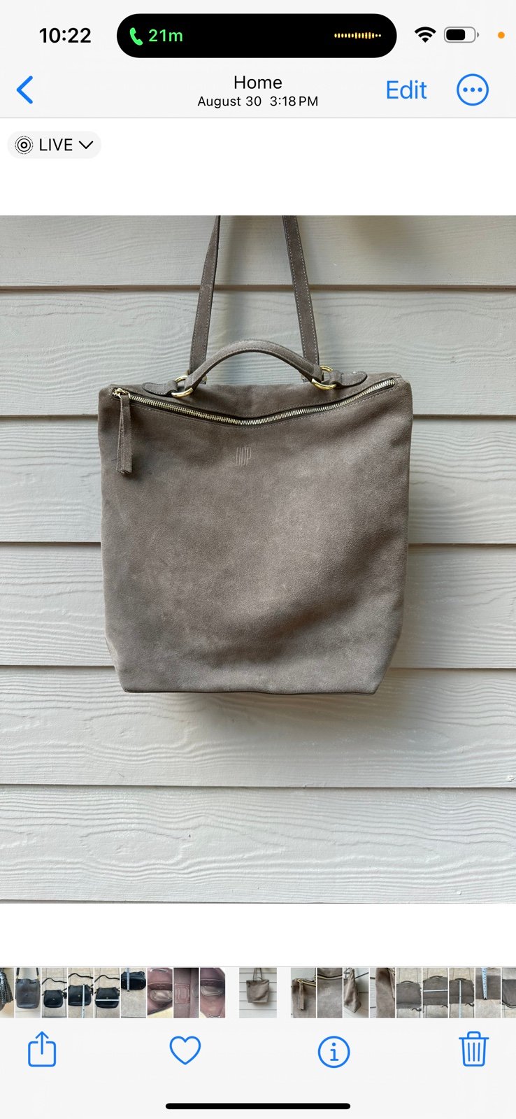 Mark & Graham Suede Purse