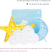Decorative LED Crescent Moon Cloud and Star Night Lights