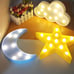 Decorative LED Crescent Moon Cloud and Star Night Lights