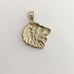 10kt Real Gold Lion Face Pendant