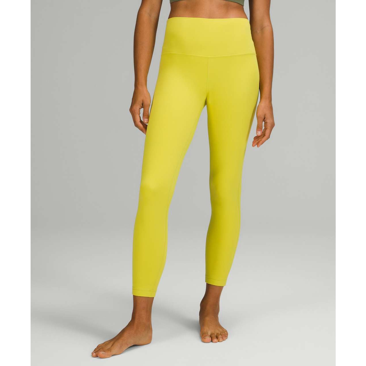 Lululemon Align HR Pant 25 Size 8 Yellow EUC