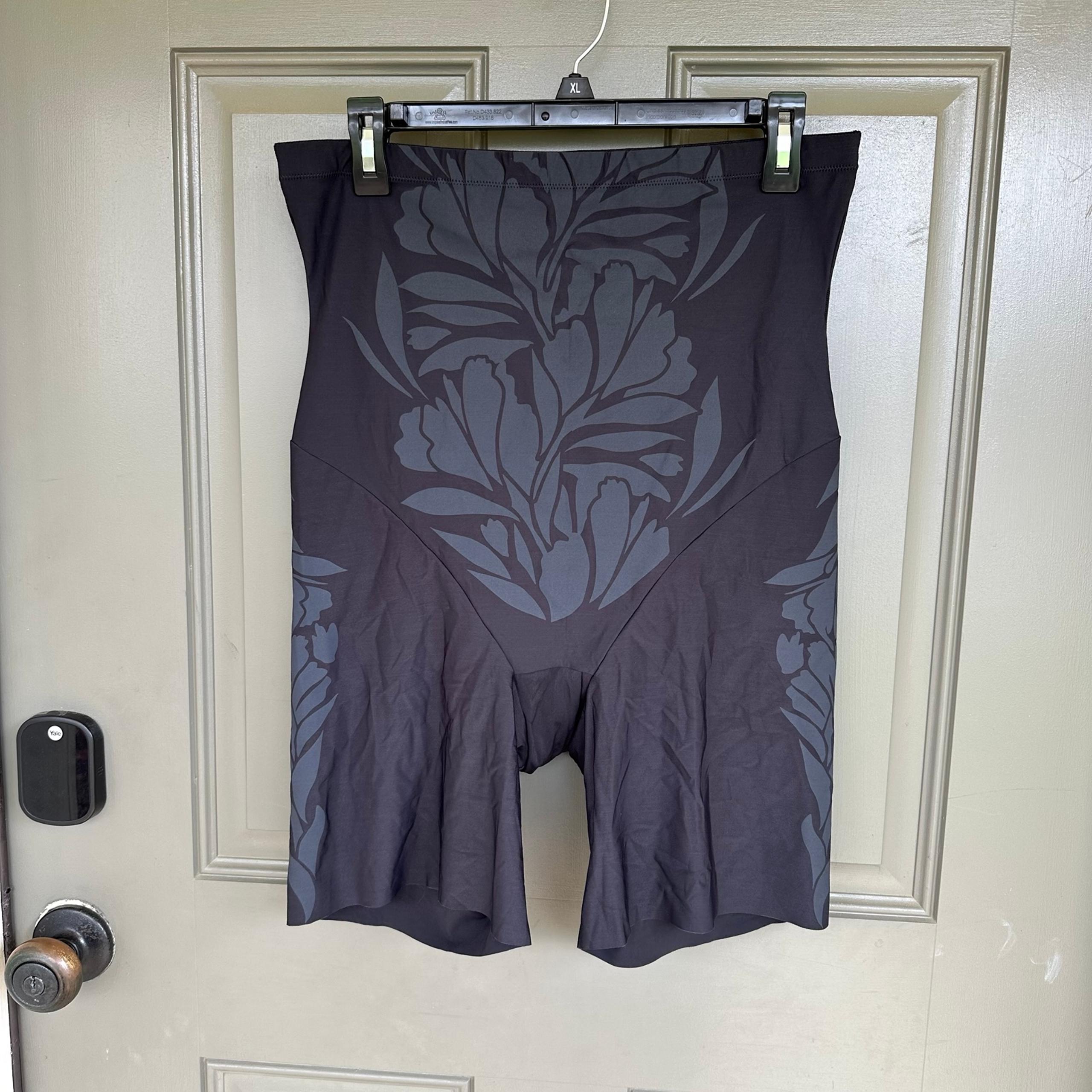 Flexees Black High Waist Thigh Slimmer 2XL - Maidenform