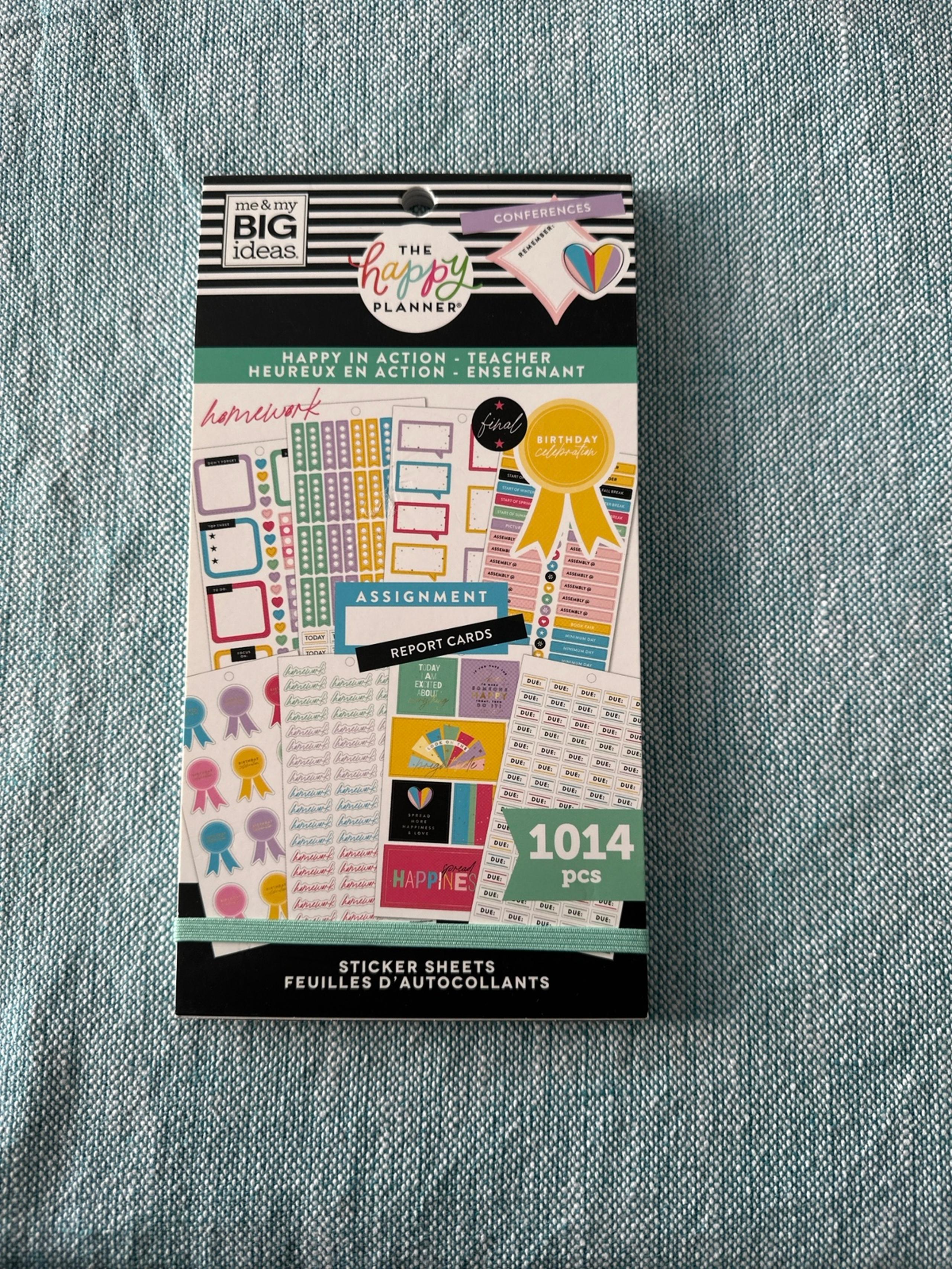 The Happy Planner Happy In Action- Teacher Sticker Book