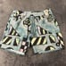 Volcom Stoneys Board Shorts Mens Large 34 Turquoise Geometric Hybrid NEW