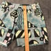 Volcom Stoneys Board Shorts Mens Large 34 Turquoise Geometric Hybrid NEW