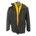 Express Black Mid-Length High Neck Parka Winter Wool Jacket Mens Size S