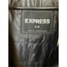 Express Black Mid-Length High Neck Parka Winter Wool Jacket Mens Size S