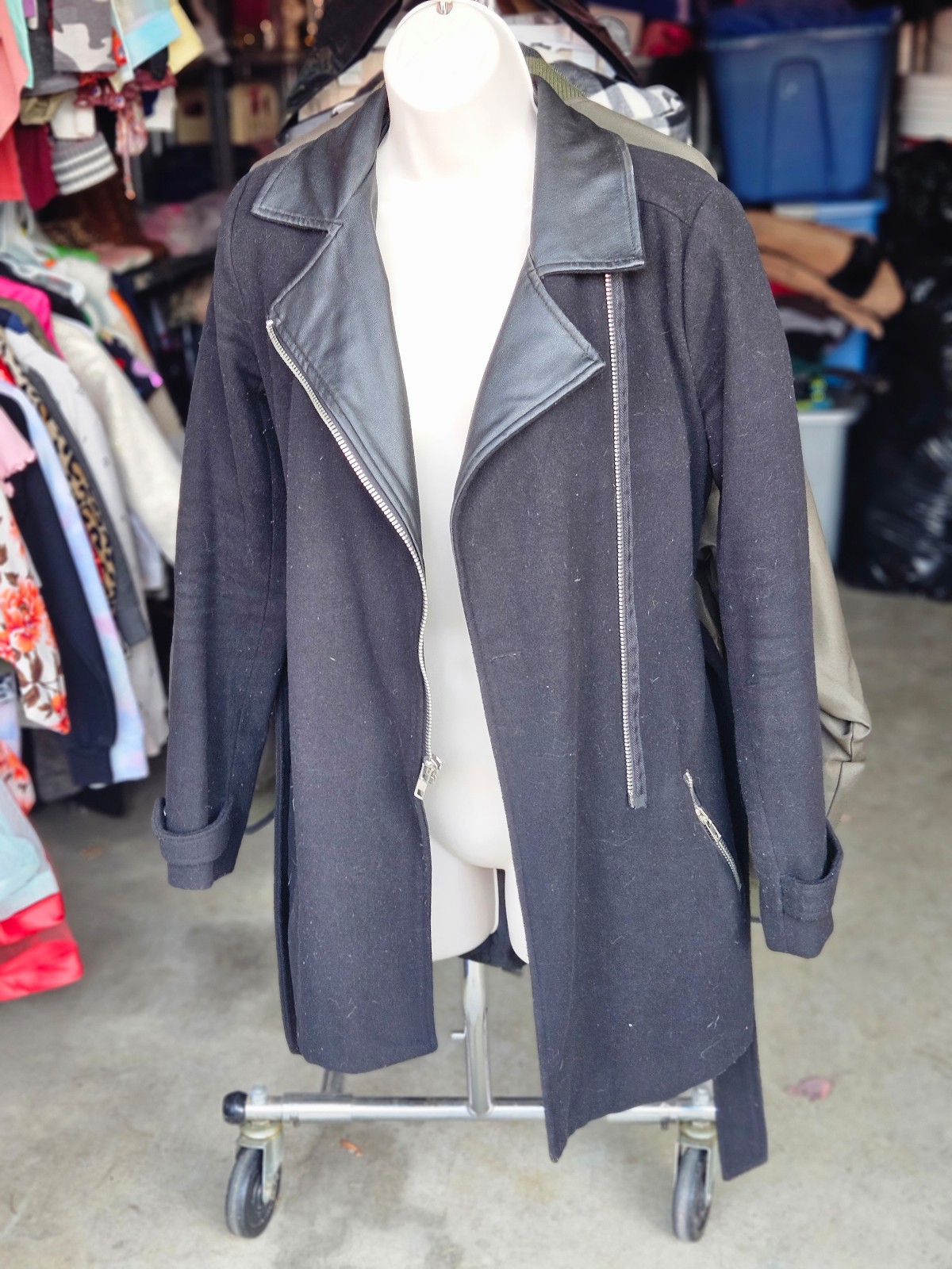 Xs trench style coat