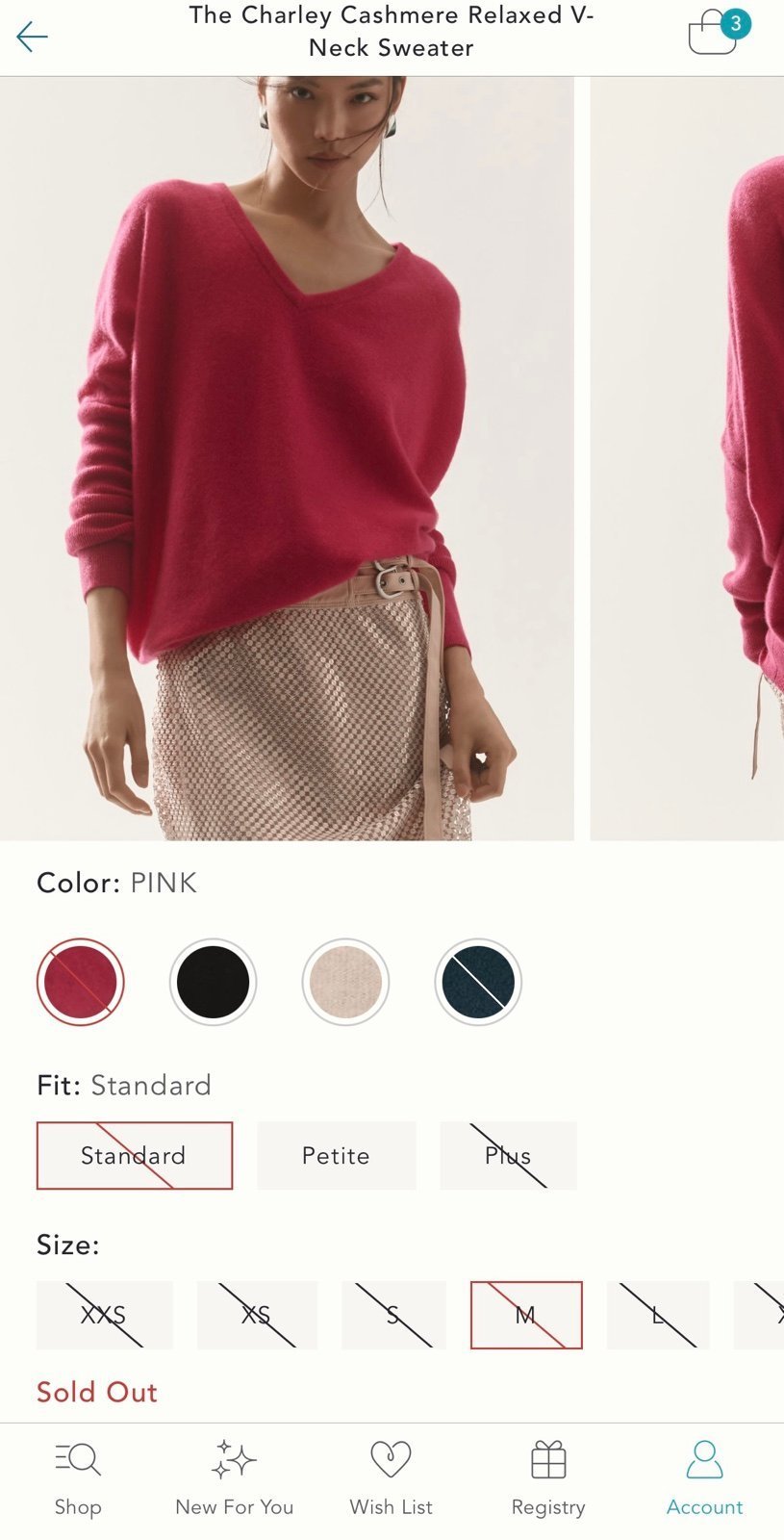 Maeve cashmere V-neck sweater