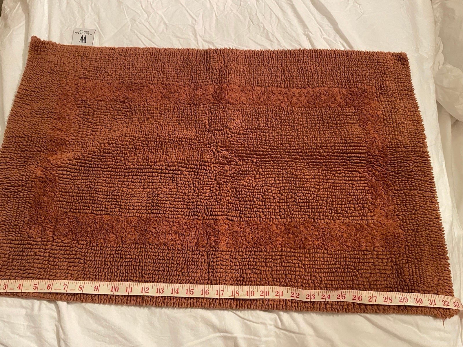 2 WAMSUTTA RUST BATH RUGS 21” x 33”