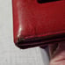 PRADA WALLET RED PURSE WITH CHAIN