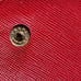 PRADA WALLET RED PURSE WITH CHAIN