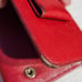 PRADA WALLET RED PURSE WITH CHAIN