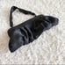 American Eagle Black Silk Evening Clutch