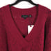 NWT TED BAKER LONDON WOOL Blend Jackeiy V Neck Top Sweater Eyelet Size 3