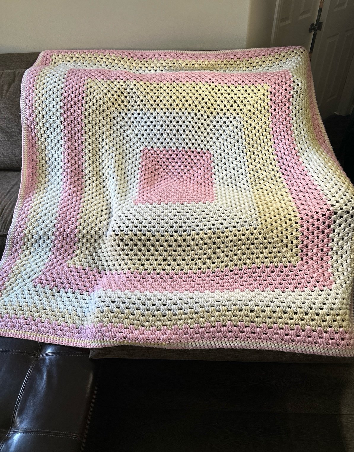 Handmade Crochet Granny Blanket