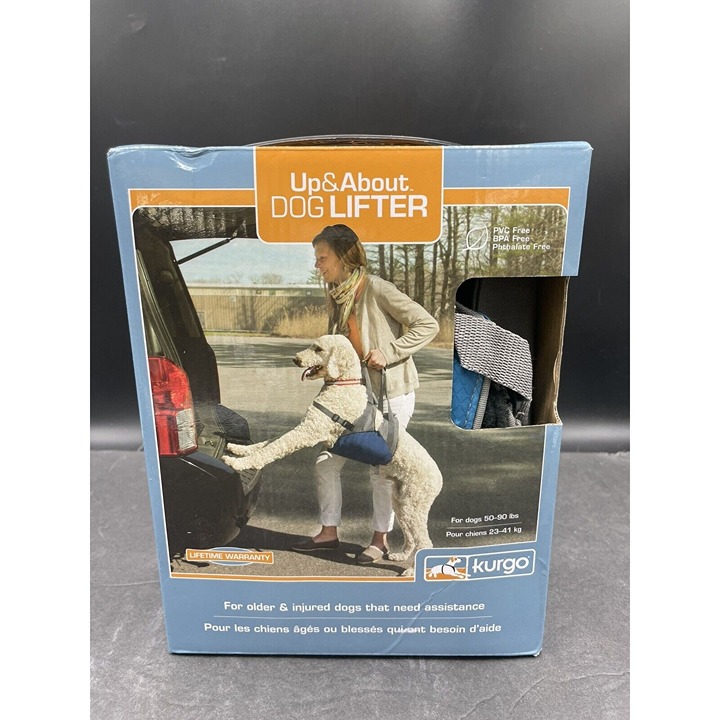 Kurgo Up & About Dog Lifter Carrier For Dogs 50-90 lbs Older & Injured Dogs NEW