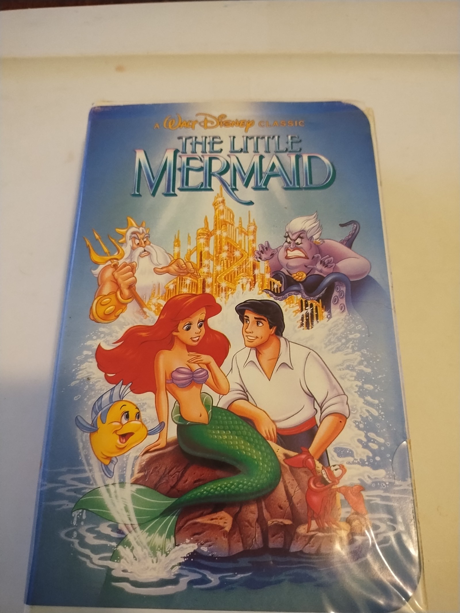 The Little Mermaid Black Diamond VHS with Original banned artwork
