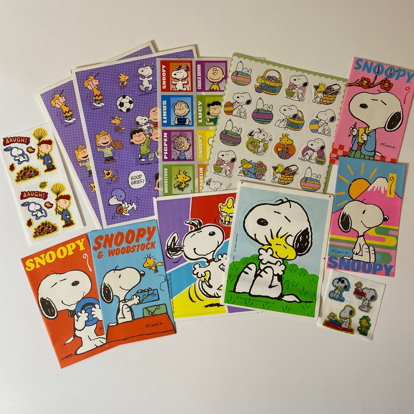 Vintage Sandylion Hallmark + Snoopy Stickers & Envelope Set Vintage Sandylion Hallmark + Snoopy Stickers & Envelope Set