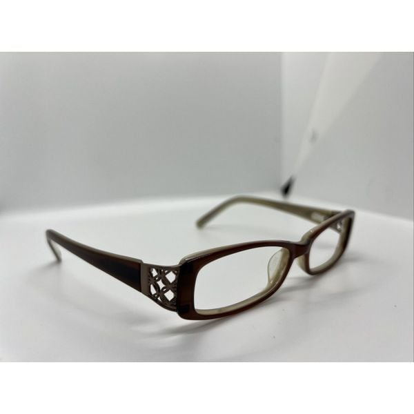 Authentic Nine West Eyeglasses Frame 414 0LGS 130mm Brown & Cream