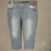 J Jill Jeans Womens 14 Blue High Rise Straight Leg Denim Stretch Crop NWT
