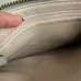 LK Bennett Rachel Leather Pouch Crossbody Mist Gray Chain Purse
