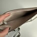 LK Bennett Rachel Leather Pouch Crossbody Mist Gray Chain Purse