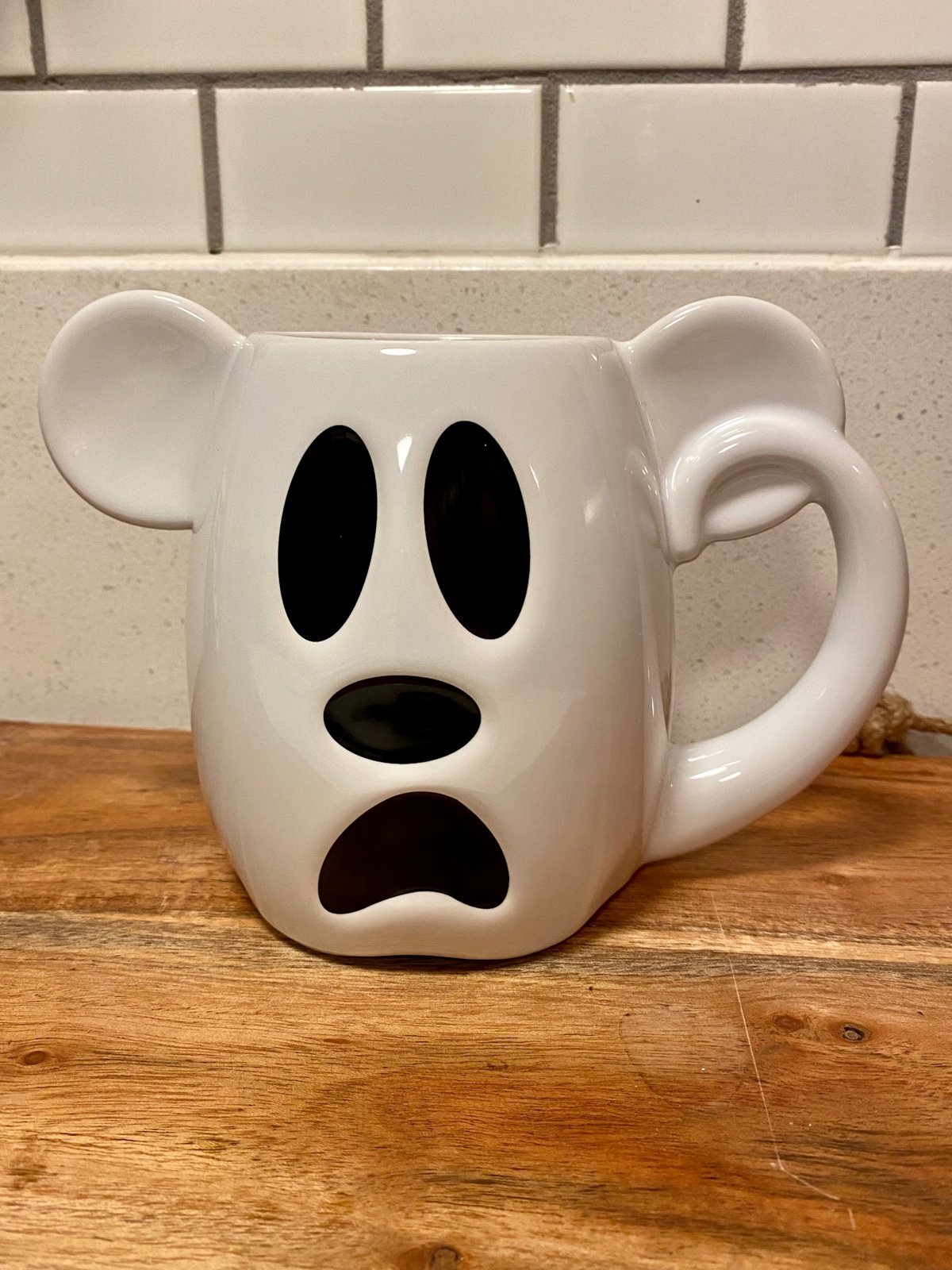 Disney Parks Mickey Ghost Boo to You Rare Halloween Mug