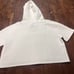 Alphalete Cropped Hoodie Women's Size Medium White Logo Athletic Workout