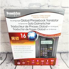 NEW Franklin Explorer 16 Language Phrasebook Translator Electronic 2009 EST-4016