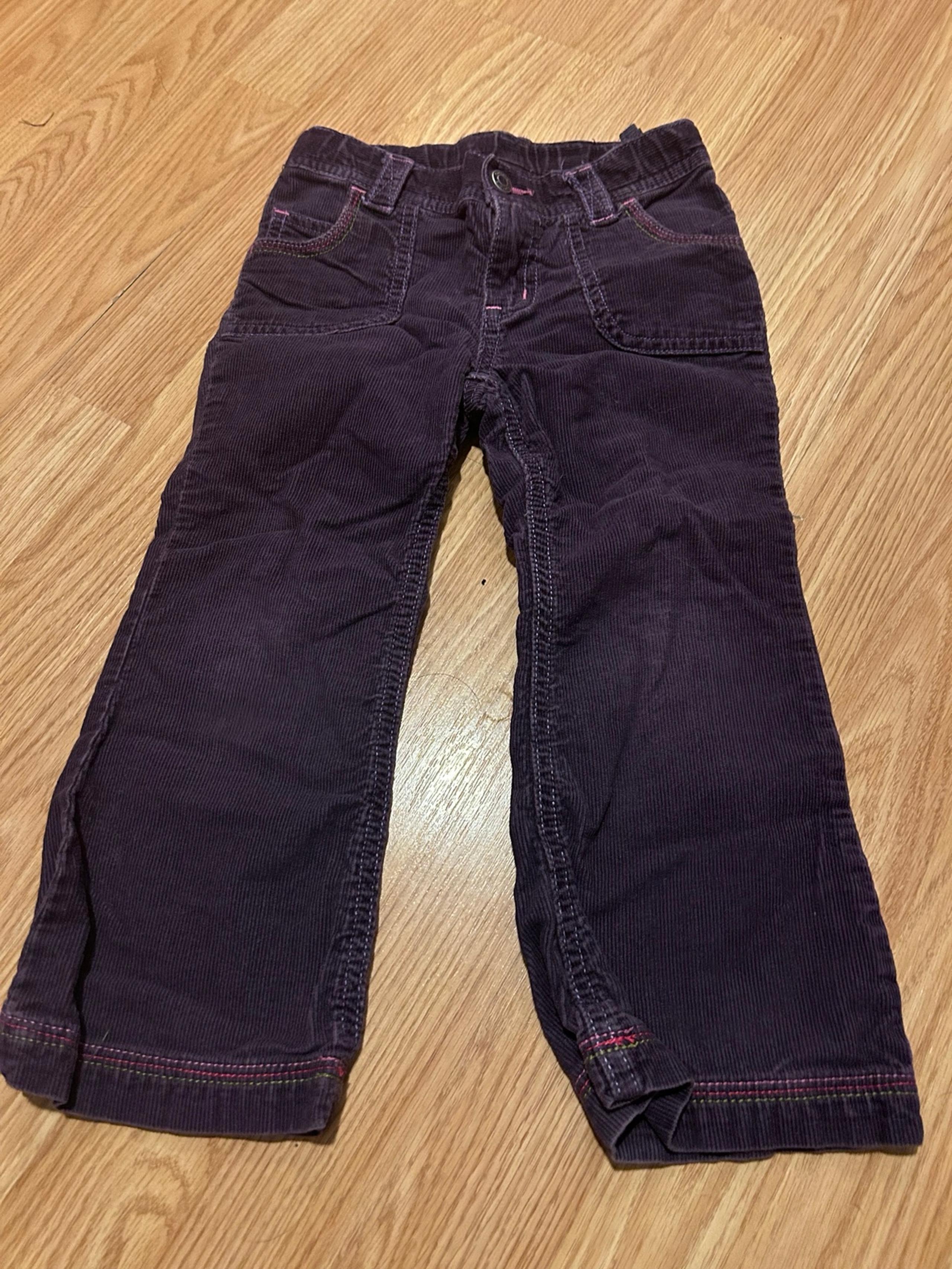 Carters corduroy purple pants