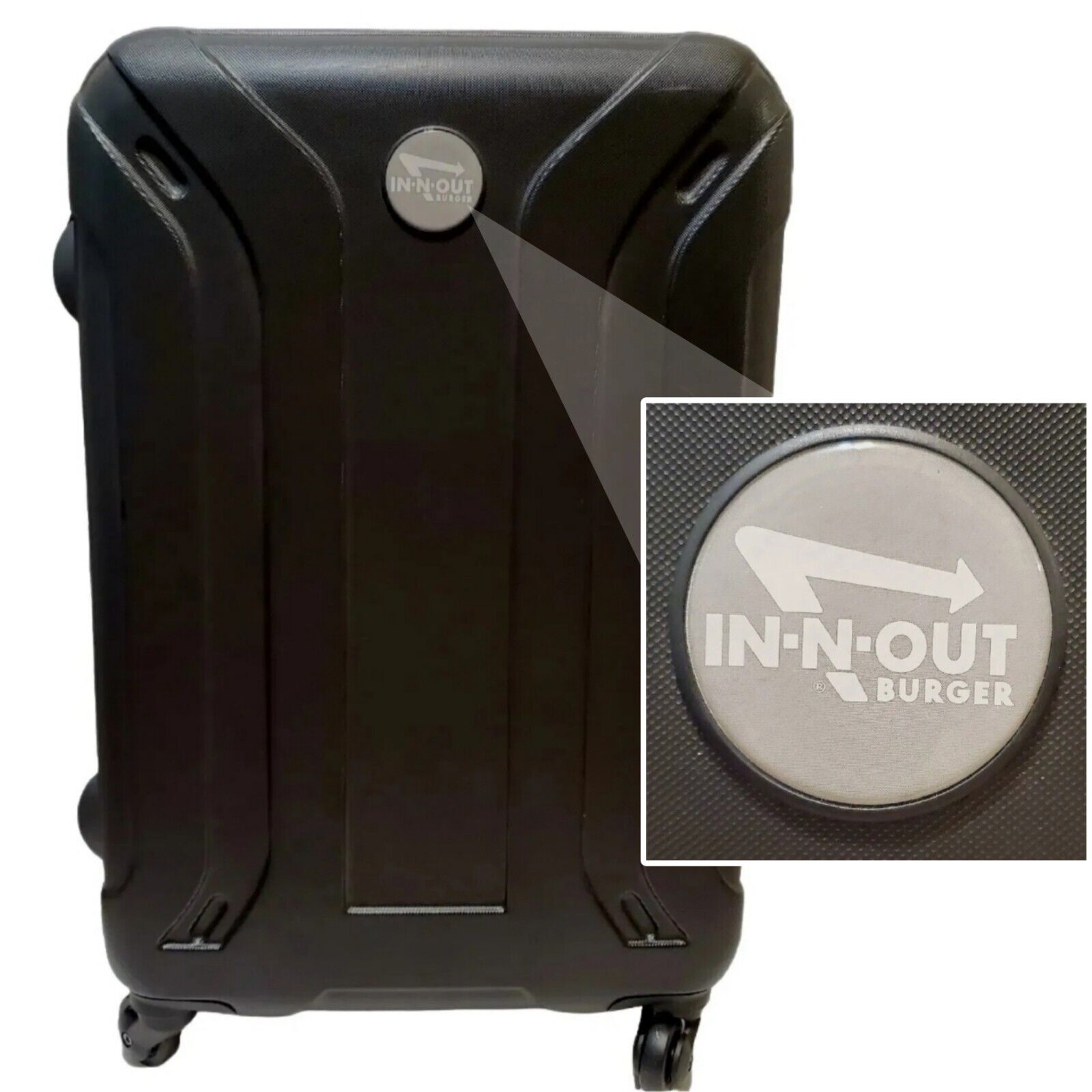 IN-N-OUT Burger Luxe 24 Hardside 4-Wheeled Spinner Luggage