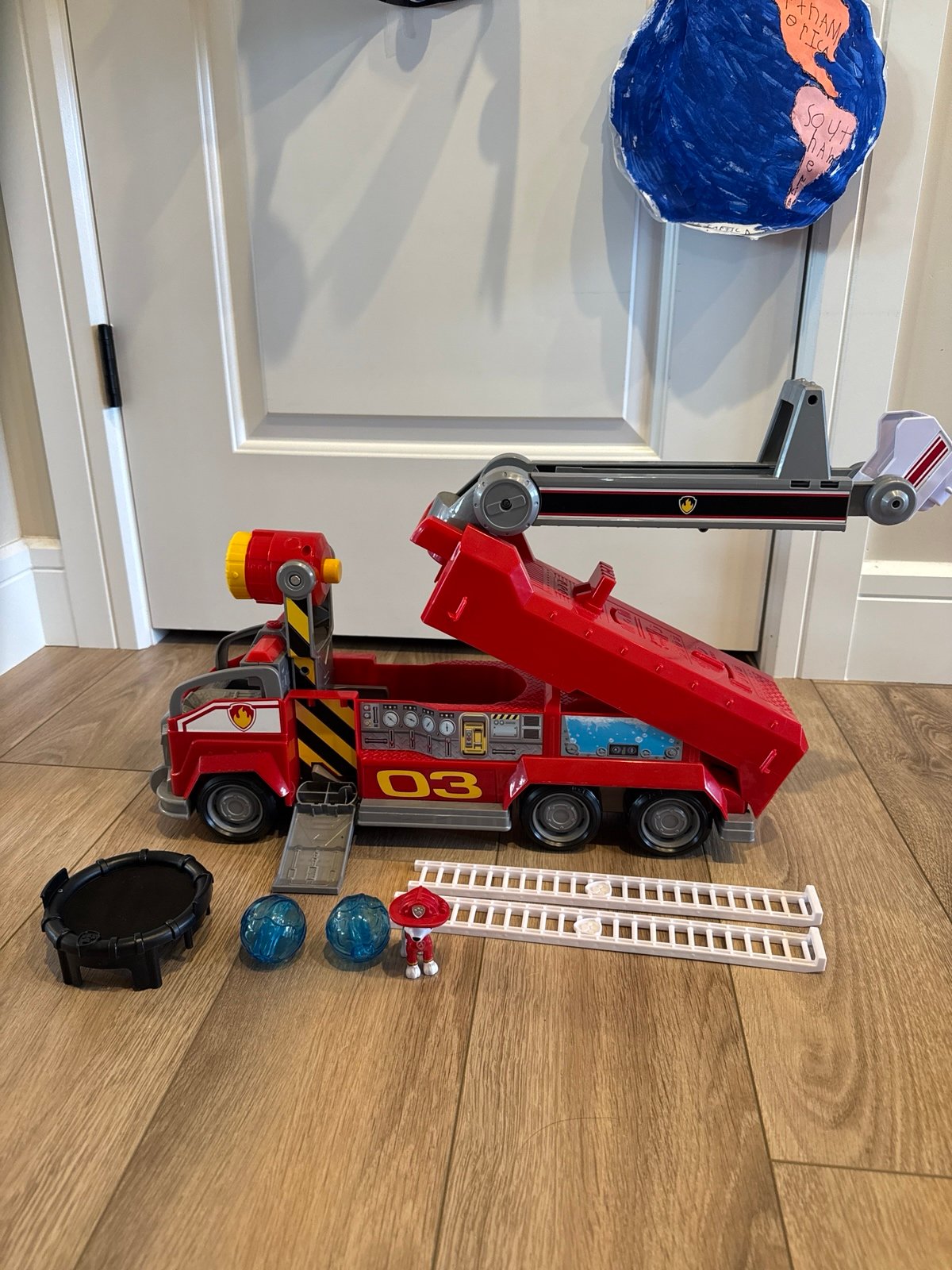 PAW Patrol Marshall Movie Transforming City Fire Truck Vehicle