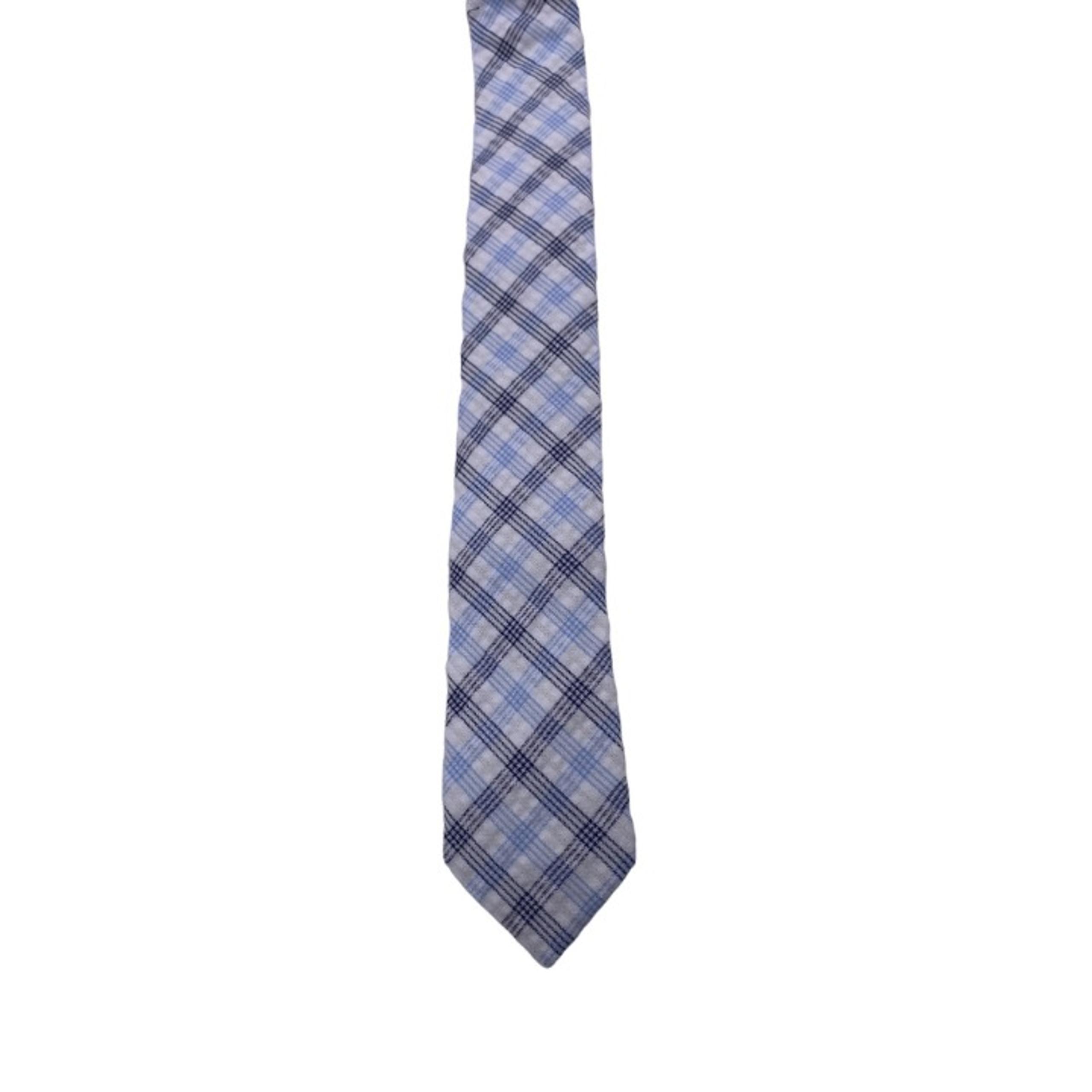 Skinny Tie Madness - Men’s Plaid Tie Blue SKM2115