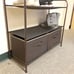 3-Tier Closet Storage with 2 Drawers, Brown